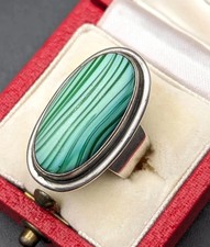 Christopher Fogh 1970s Ring Sterling Silver Mid Century Denmark Designer, Size L