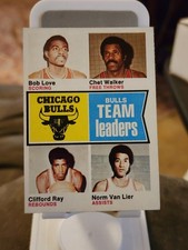 1974-75 Topps Bulls Team Leaders Bob Love Chet Walker Clifford Ray #84 EXMINT