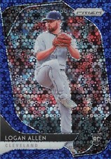 Logan Allen 2020 Prizm Blue Donut Circles #'d/199 Card #70