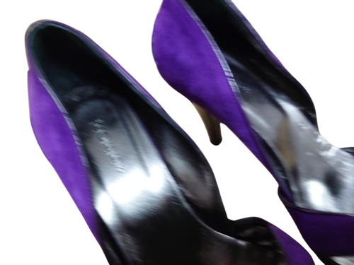 Hobbs Purple Shoes Open Toe High Heels Party Races Wedding Size UK6.5 EU40 - Picture 4 of 7