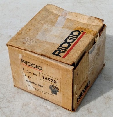 RIDGID LEFT HAND 00-R 1'' LH DIE PIPE THREADER 36930 CUTTER