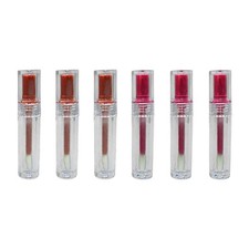 3x Tubes Lipstick Sample Containers Leakproof Small with Rubber Insert Lip