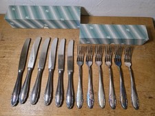 12-teilg.WMF Besteck Barock Stil 90er Versilbert -Zwilling Friodur Messer Gabeln