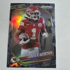 2025 Panini Prizm Football Navy Camo Xavier Worthy #197