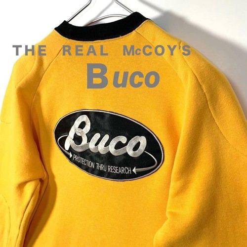 The Real McCoy's, THE REAL McCOY'S Buco Sweatshirt Yellow M Size Off-Road Bike