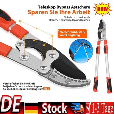 Getriebe Astschere Teleskopstiel Baum Garten Amboss Strauch Schere Ast Schneider