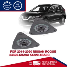 NEW 2x Front Strut Mount For 2014-2020 Nissan Rogue 54320-5HA0A 54320-4BA0C