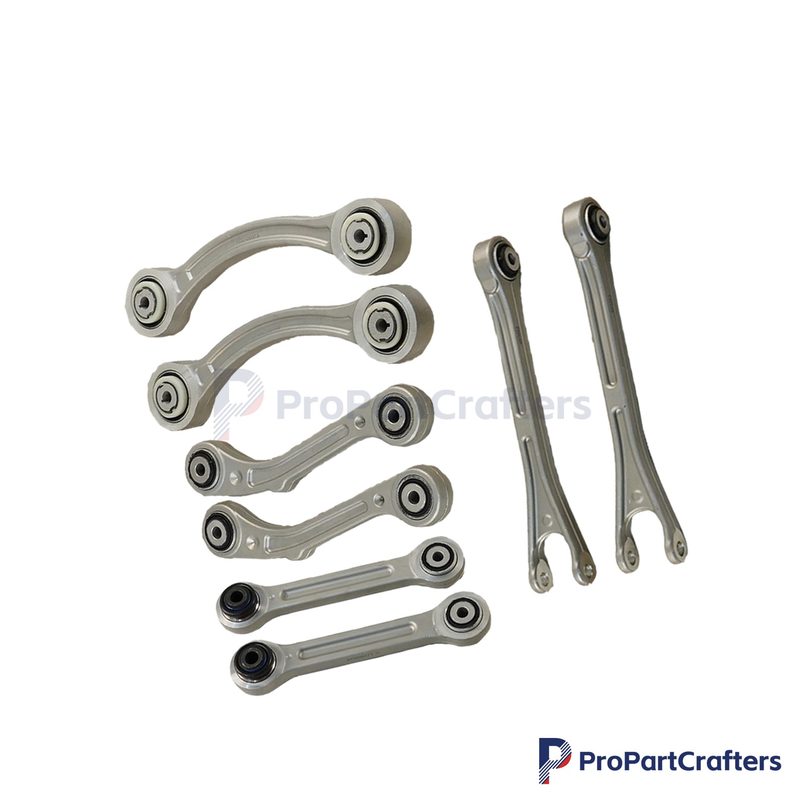 8PCS Fit Maserati Ghibli Quattroporte 14-16 Rear Suspension Control Arm Set US