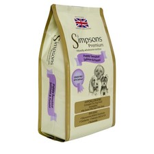 Simpsons Grain Free Puppy Sensitive Salmon & Potato Dry Dog Food - 12kg 7.32 per kilo