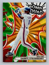 2026 Donruss #12 Darryl Strawberry Bomb Squad Green Laser