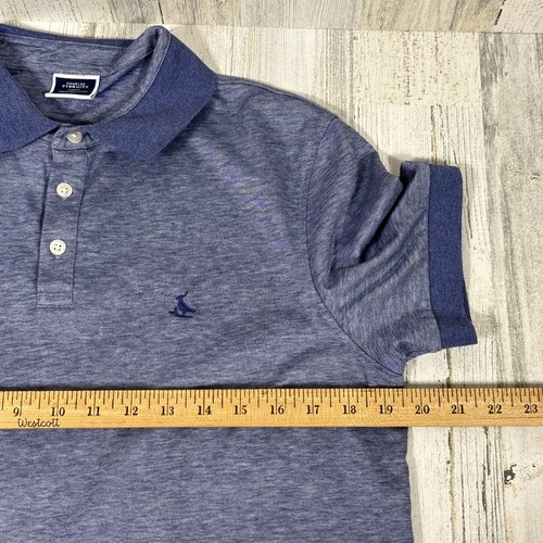 Polo Charles Tyrwhitt blu camicia uomo media 100% cotone Jermyn Street London - Foto 7 di 13