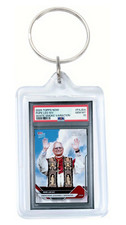 Pope Leo White Smoke PSA 10 Slab Style Keychain!