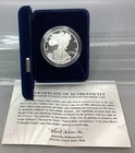 2005 W Proof American Silver Eagle - With Box & CoA