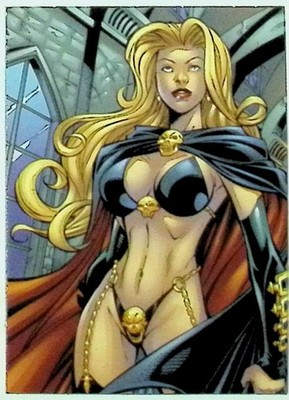 2002 COMIC IMAGES LADY DEATH MEDIEVAL WITCHBLADE LETHAL LADIES #28 BASE CARD NM
