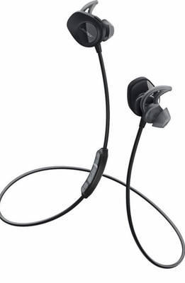 Bose Soundsport In-Ear Bluetooth Kopfhörer Nackenbügel Schwarz Mikrofon
