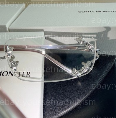 GentleMonster Sunglasses Bold Collection - Mosh 02 Silver Frame