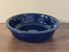 Fiesta ware HLC Dark Blue Medium Soup Cereal Bowl Classic Rim 7”
