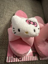 Hello Kitty Slippers Pink 5-6