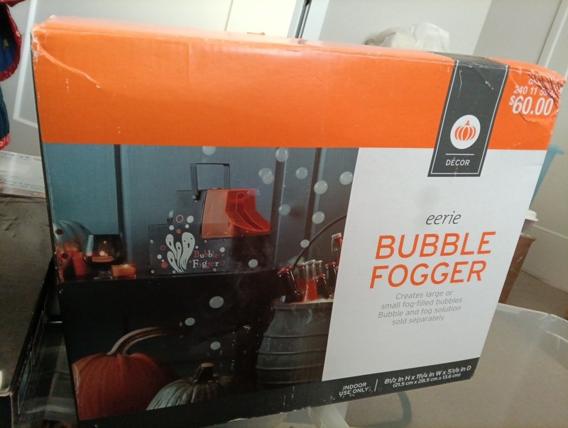 Halloween - eerie Bubble Fogger