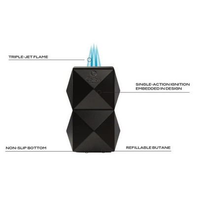 Colibri Quasar - Table Top Triple Torch - Black - New In Box