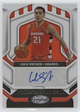 2022-23 Chronicles Draft Picks Certified College Roll Call Cole Swider Auto oh4