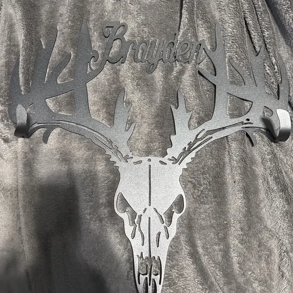 suporte de arco de metal personalizado. caverna do homem, veado - Imagem 4 de 4