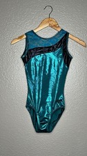 Alpha Factor Comp Leotard Teal Green Lace AXS Adult AXS