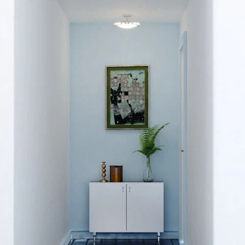 Vaxcel Lighting C0276 Clara 13"W LED Semi-Flush Ceiling Fixture - Nickel - Picture 8 of 12