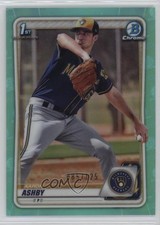 2020 Bowman Chrome Prospects Aqua Refractor 85/125 Aaron Ashby #BCP-57 1ek2