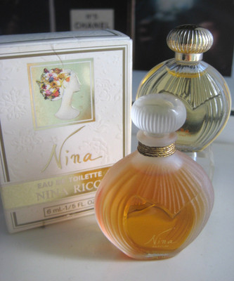  2x Vintage 0.25 oz **PARFUM Nina pure perfume by Nina Ricci eau de toilette