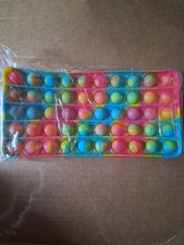 Unopened Pop It Fidgit Pencil Pouch with Zipp...