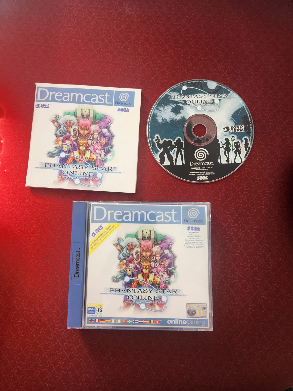 Phantasy Star Online Dreamcast Sega Complet PAL