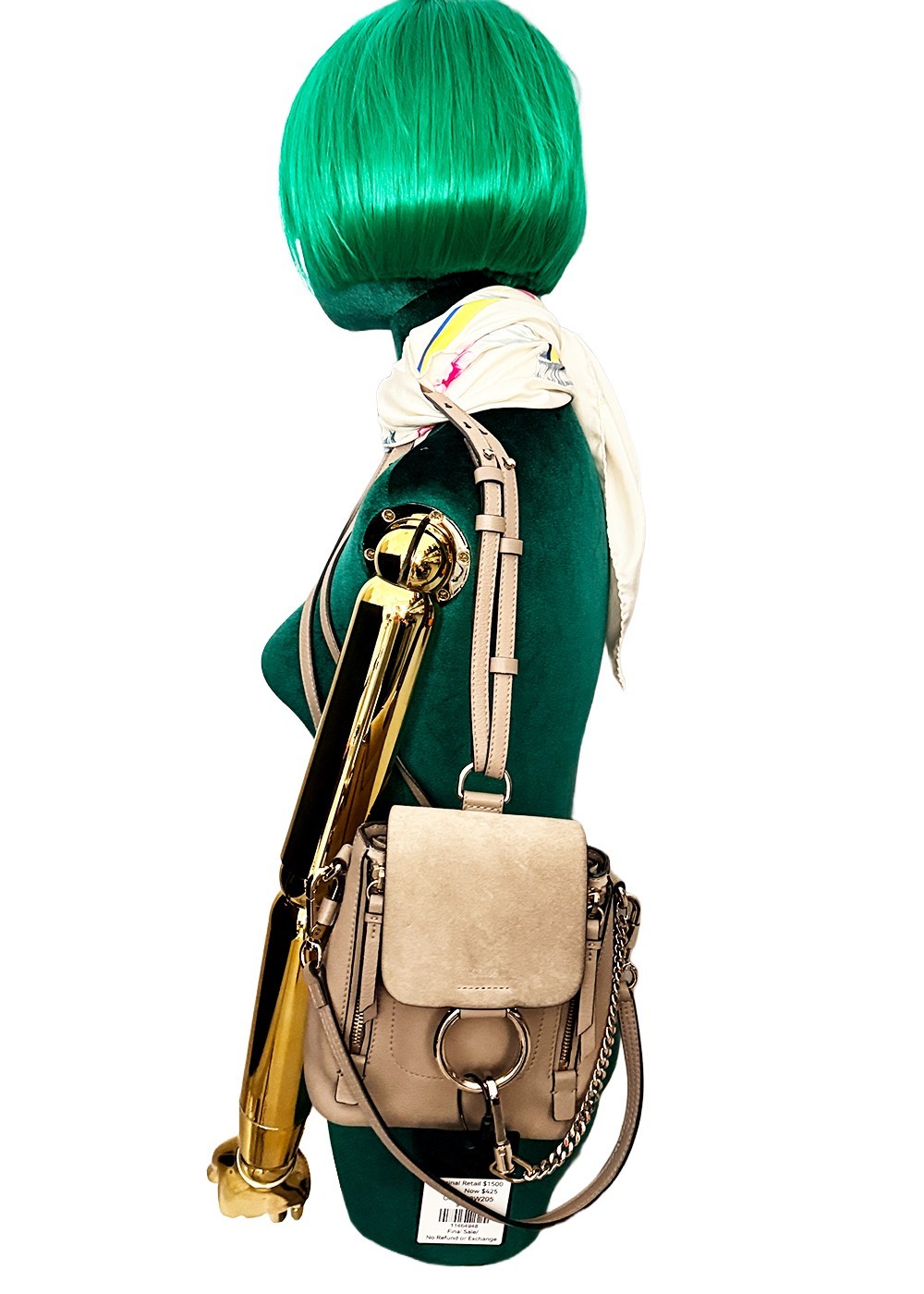 Chloé Grey Leather Backpack — image 19