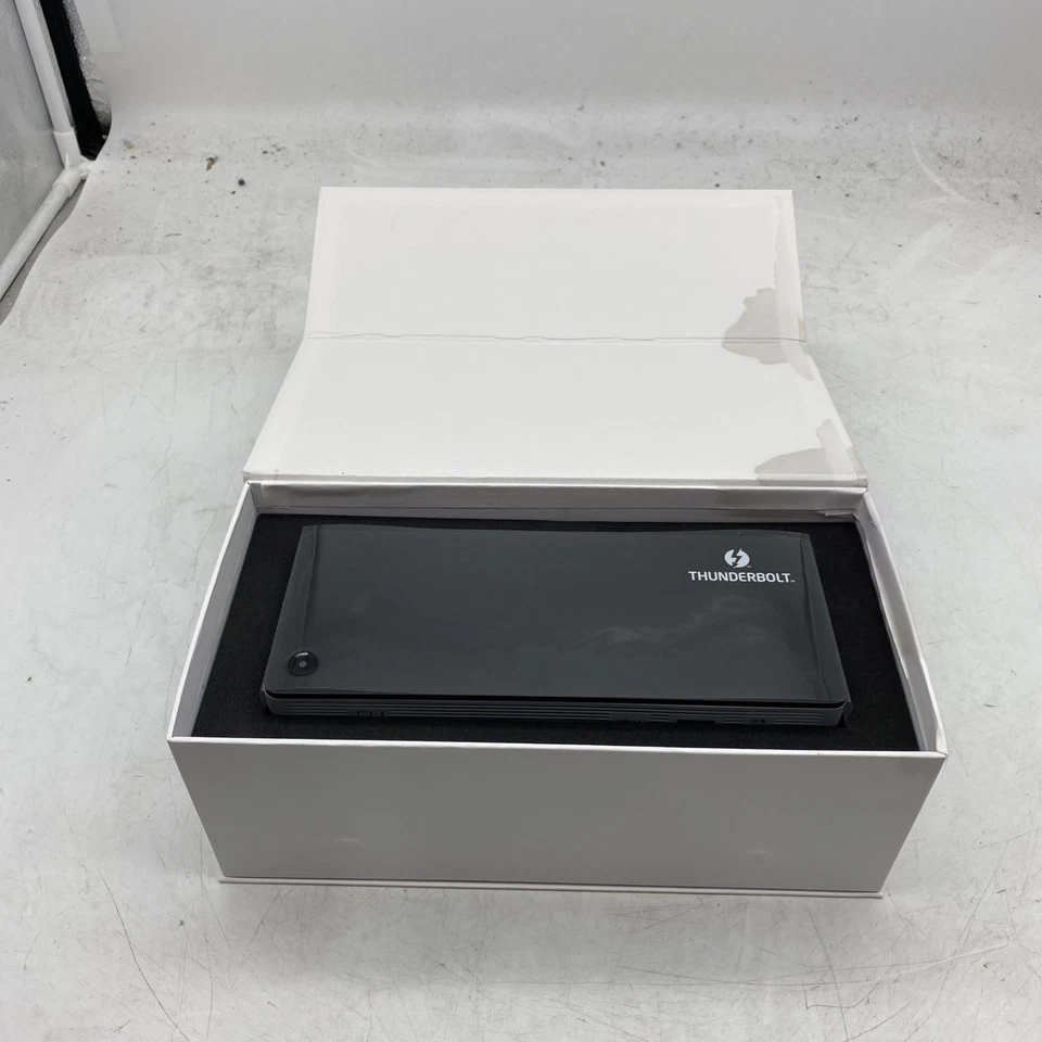 Estación de Acoplamiento Dual 4K Thunderbolt 3 130W Carga USB-C USB3.1 USB3.0 RJ45 Foto 2 de 4