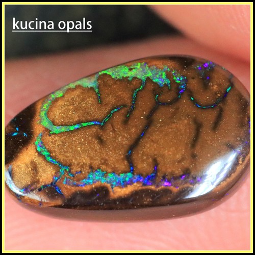 3,5 kt natürlicher AUSTRALIEN KOROIT Boulder Opal Stein + VIDEO