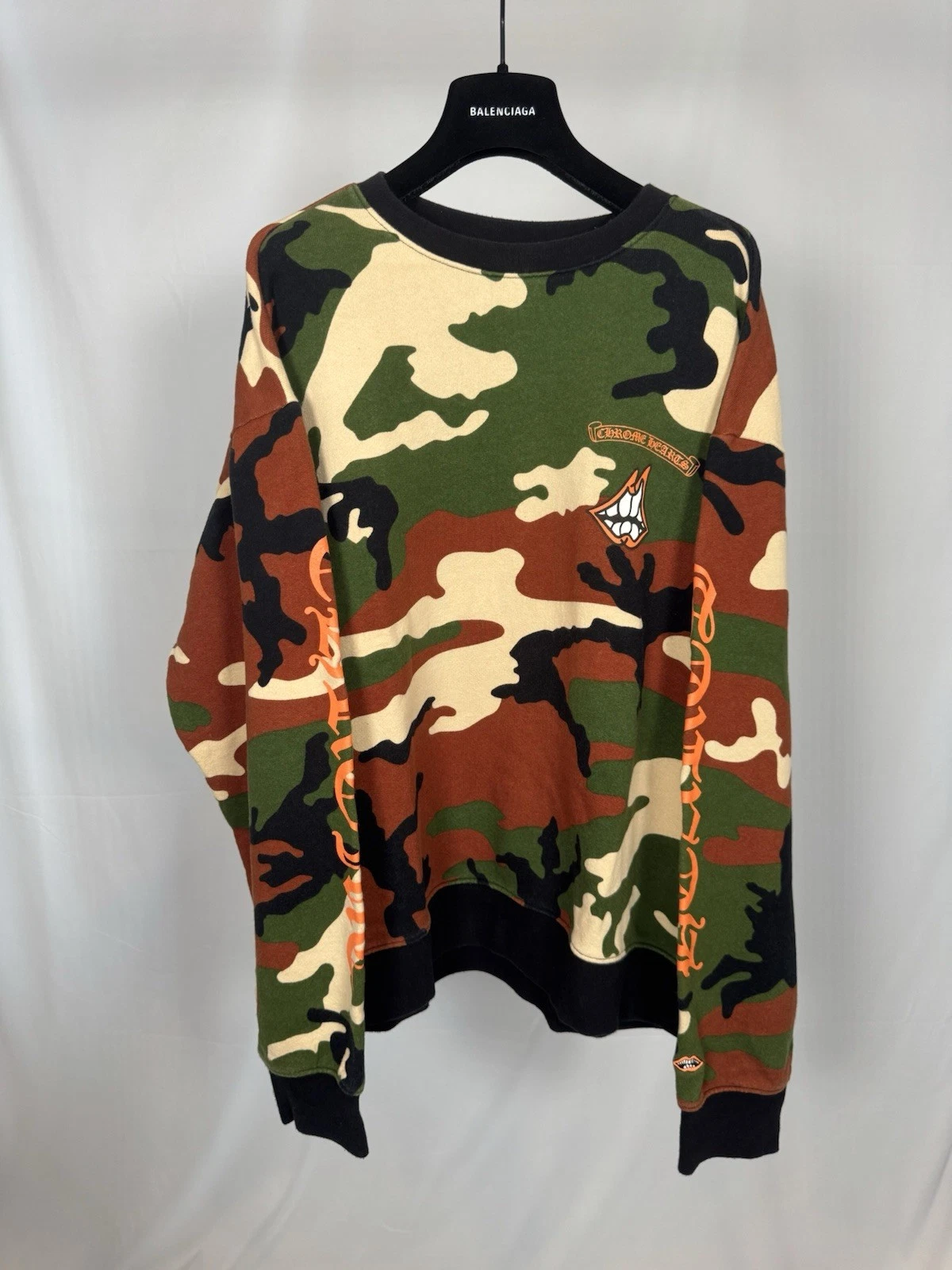 Chrome Hearts Camo Matty Boy Crewneck