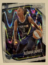 2025 Panini WNBA Prizm White Seismic Aziaha James #83 (RC) Wings