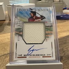 BRYCE ELDRIDGE JUMBO MATERIAL AUTO 2025 Panini Boys Of Summer /99