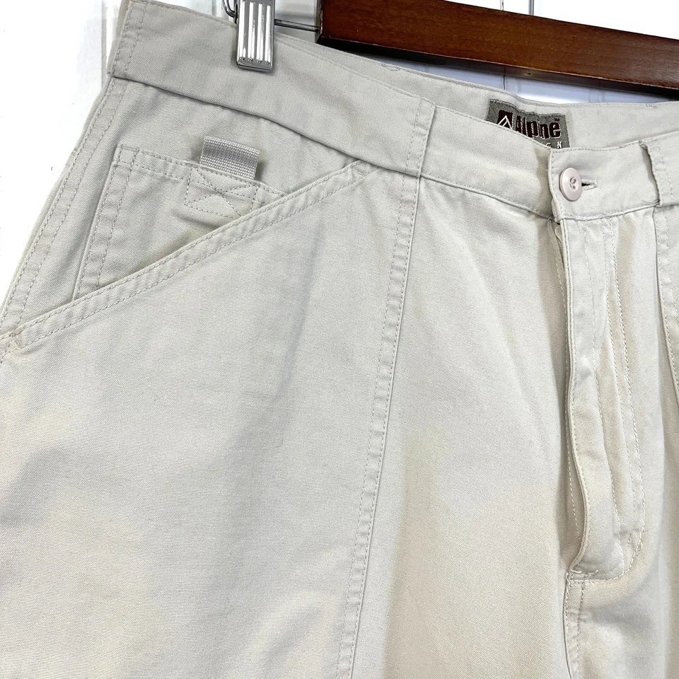 Alpine Design Shorts Mens 34 Tan Hiking Outdoor Safari Jungle Cargo Gorpcore - Image 4 of 4