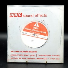 BBC Sound Effects Record: Static - Heavy Line Noise EC 66E Rare 7" Vinyl VG+