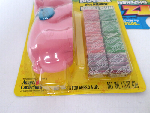 Lot Of 2 Pez Petz Bubble Gum Candy Dispensers MIP Butler Penguin Curly Pig - Picture 5 of 6