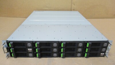 Fujitsu ETERNUS CS800 S4 Base Shelf 2x 8GB Controller 12 x 3.5'' SAS Bay 2x PSU