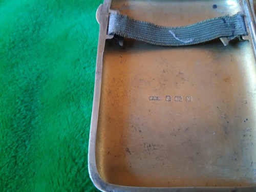 Zigarettenetui aus der Jugendstilzeit 925er Silber aus England cigarette case - Bild 6 von 12