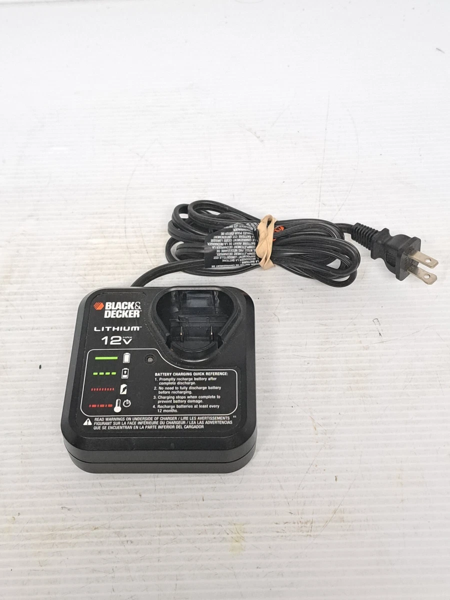 Black & Decker 12V Power Tool Battery Charger