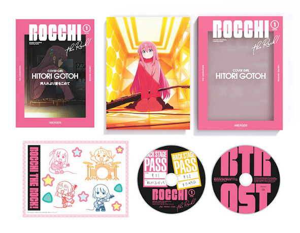 Bocchi the Rock lança o primeiro Blu-ray (BD) e DVD apresentando o