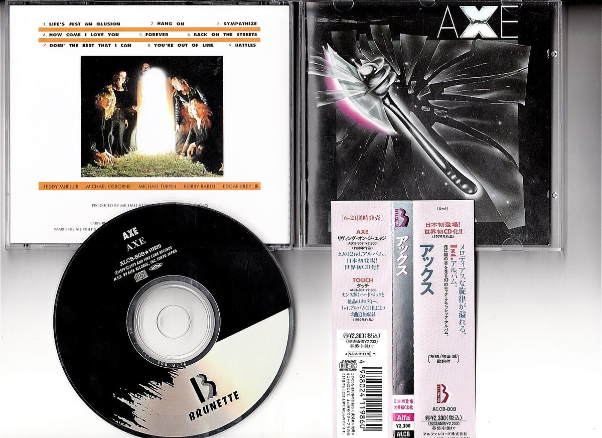 Axe S/T Japan CD Obi 1993 ALCB-808 Very Rare | eBay Axe S/T Japan CD Obi 1993 ALCB-808 Very Rare | eBay