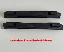 2 Sets Delsey Suitcase Luggage Top Side Handle Strap Grip Pull Hold Spare Parts