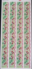 SUZY'S ZOO STRAWBERRIES BORDER STICKER #90052
