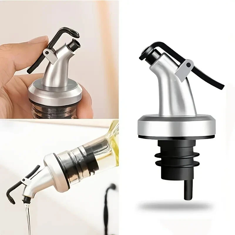 2 pz Beccuccio dosatore  Tappo per bottiglia olio aceto acqua oliera - Bild 4 von 4