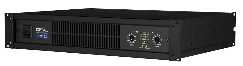 CX302V QSC パワーアンプ DIRECT 70V AMPLIFIER QSC CX302V 2 Channel 70V Power Amplifier for sale online | eBay